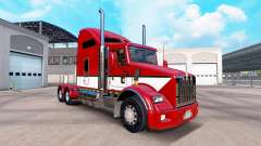 Скин Stripes v4.0 на тягач Kenworth T800 для American Truck Simulator