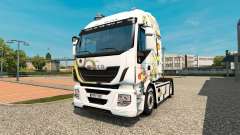 Скин Minions на тягач Iveco для Euro Truck Simulator 2