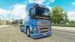 Скин Year of the Horse на тягач Volvo для Euro Truck Simulator 2