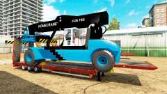 Низкорамный трал с погрузчиком Konecranes для Euro Truck Simulator 2