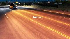 Золотисто-красный свет для American Truck Simulator