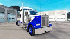 Скин Blue Spike на тягач Kenworth W900 для American Truck Simulator