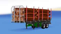 Полуприцеп лесовоз для American Truck Simulator