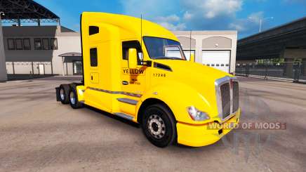 Скин Yellow Inc. на тягачи Peterbilt и Kenworth для American Truck Simulator