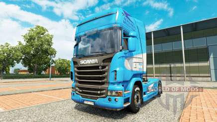 Скин Aerolineas Argentinas на тягач Scania для Euro Truck Simulator 2