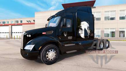 Скин Wolf на тягач Peterbilt для American Truck Simulator