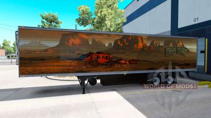 Скин Wild West на полуприцеп для American Truck Simulator