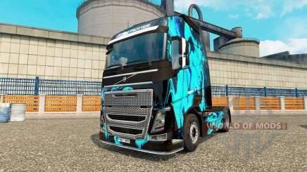 Скин Green Smoke на тягач Volvo для Euro Truck Simulator 2