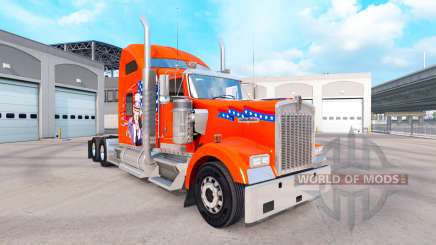 Скин American на тягач Kenworth W900 для American Truck Simulator