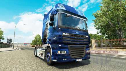 Скин Blue Sea Pirate на тягач DAF для Euro Truck Simulator 2