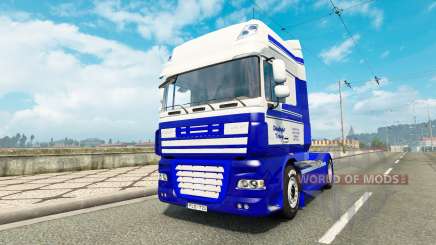 Скин DastagirTrans на тягач DAF для Euro Truck Simulator 2