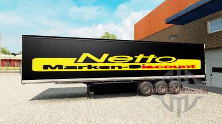 Скин Netto на полуприцеп для Euro Truck Simulator 2