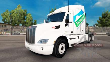 Скин Farmland на тягач Peterbilt для American Truck Simulator