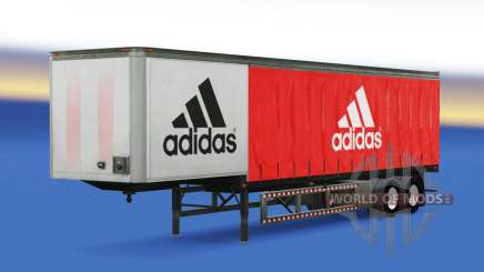 Скин Adidas на полуприцеп для American Truck Simulator
