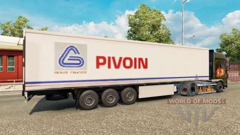 Скин Pivoin на полуприцеп для Euro Truck Simulator 2