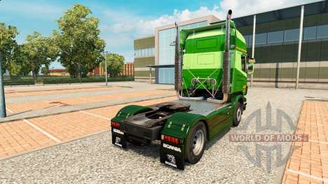 Скин S.J.Bargh на тягач Scania для Euro Truck Simulator 2