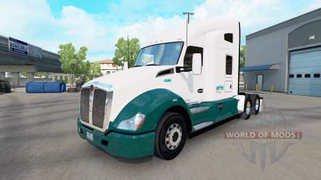 Скин Mascaro Trucking на тягач Kenworth для American Truck Simulator