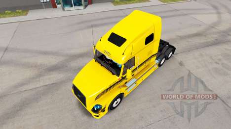 Скин Robert Transport на тягач Volvo VNL 670 для American Truck Simulator