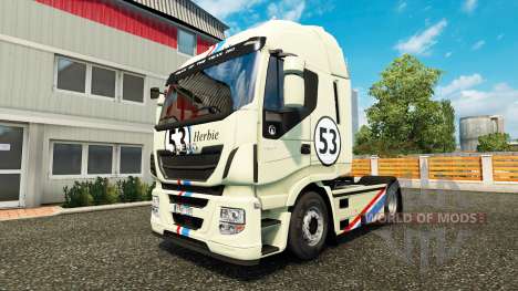Скин Herbie на тягач Iveco для Euro Truck Simulator 2
