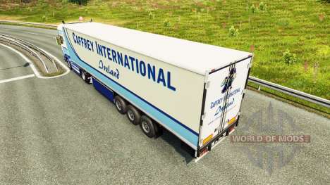 Скин Caffrey International на тягач Scania для Euro Truck Simulator 2