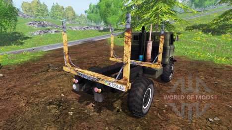 ГАЗ-66 [лесовоз] для Farming Simulator 2015