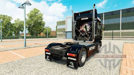 Скин Watch Dogs на тягач Scania для Euro Truck Simulator 2