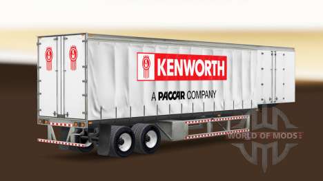 Шторный полуприцеп Kenworth для American Truck Simulator