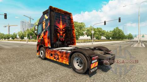 Скин Diablo II на тягач Volvo для Euro Truck Simulator 2