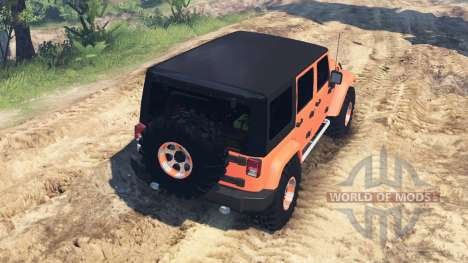 Jeep Wrangler Unlimited для Spin Tires