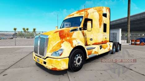 Скин Rust на тягач Kenworth для American Truck Simulator