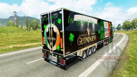 Скин Guinness на тягач Volvo для Euro Truck Simulator 2