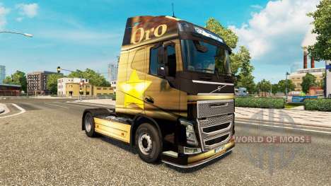 Скин  Oro на тягач Volvo для Euro Truck Simulator 2