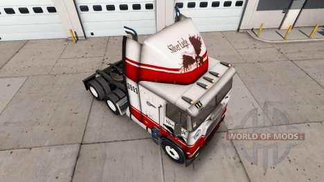 Скин Silver Eagle на тягач Freightliner FLB для American Truck Simulator