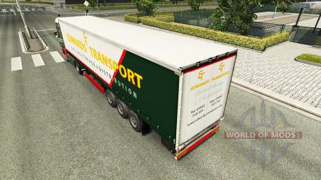 Скин Edwards Transport на тягач Scania для Euro Truck Simulator 2