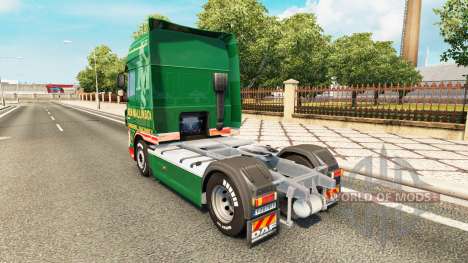 Скин Ken Mallinson на тягач DAF для Euro Truck Simulator 2