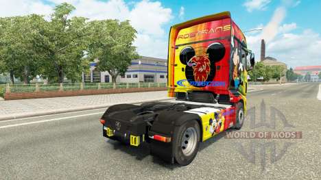Скин Rostrans Disney на тягач Scania R700 для Euro Truck Simulator 2