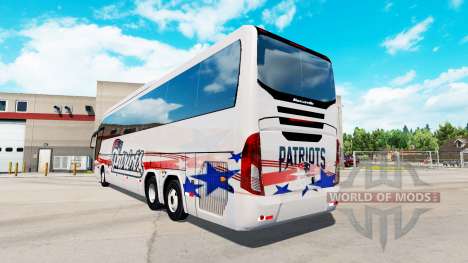 Скин Patriots на автобус Mascarello Roma 370 для American Truck Simulator