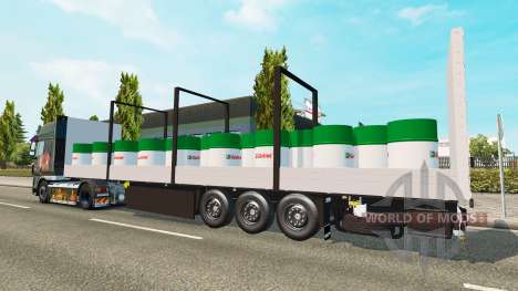 Полуприцеп Schmitz Castrol для Euro Truck Simulator 2