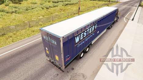 Скин Western на полуприцеп для American Truck Simulator