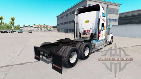 Скин MS на тягач Kenworth W900 для American Truck Simulator