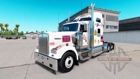 Скин MS на тягач Kenworth W900 для American Truck Simulator