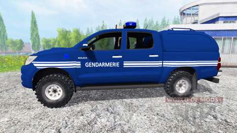 Toyota Hilux [gendarmerie] для Farming Simulator 2015