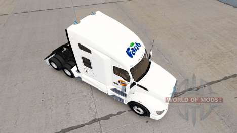 Скин Fanta на тягач Kenworth для American Truck Simulator