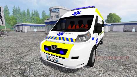Peugeot Boxer Ambulance для Farming Simulator 2015