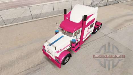 Скин Trucking for a Cure на тягач Peterbilt 389 для American Truck Simulator