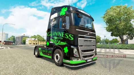 Скин Guinness на тягач Volvo для Euro Truck Simulator 2