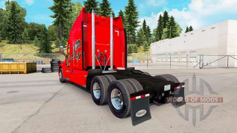 Скин Carbon Insertions на тягач Peterbilt для American Truck Simulator