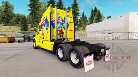 Скин Kangaroo на тягач Peterbilt для American Truck Simulator