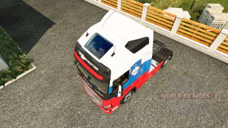 Скин Slovenia на тягач Volvo для Euro Truck Simulator 2