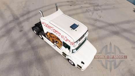 Скин Bear на тягач Scania T для American Truck Simulator